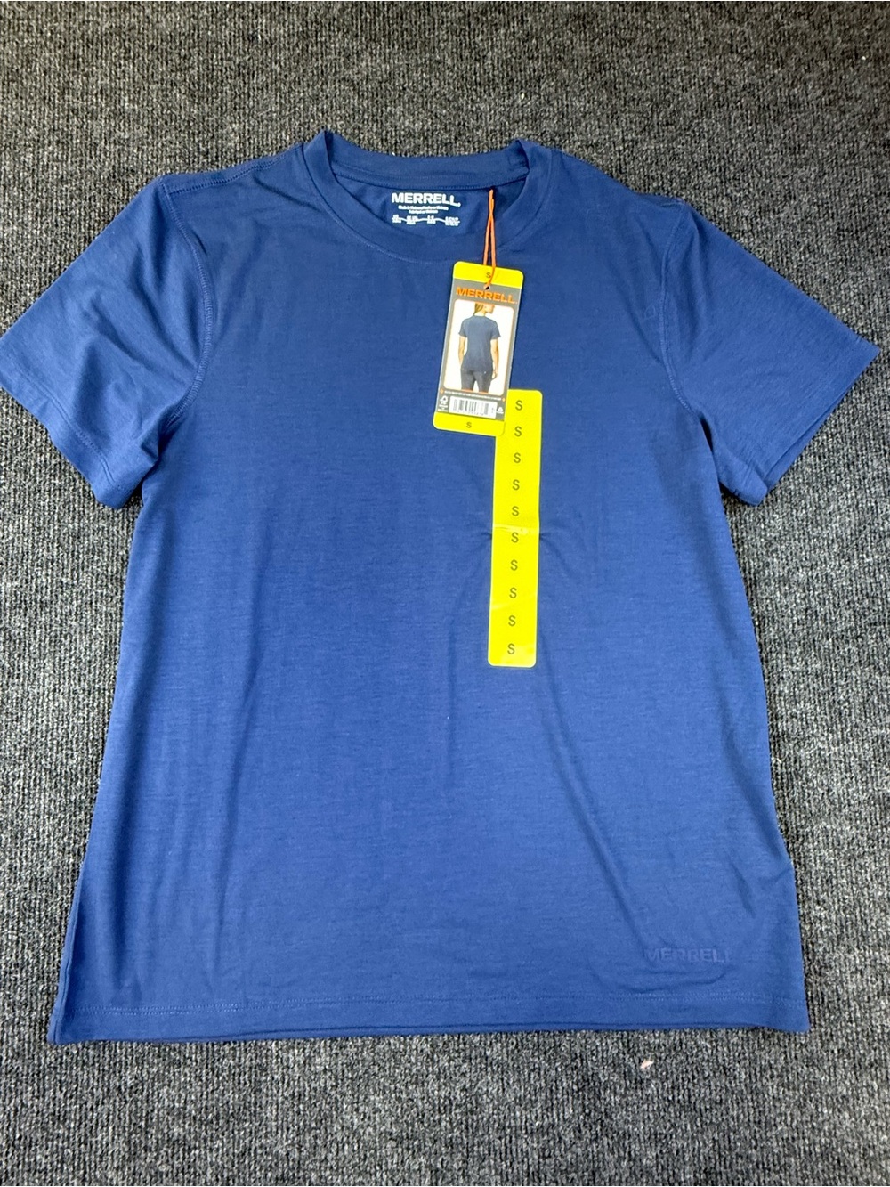 Merrell Womens Blue Performance Crew Neck T-Shirt